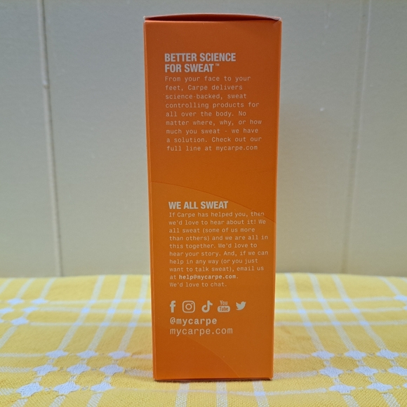 Carpe Orange Breast Lotion - Sweat Absorbing - Picture 4 of 4